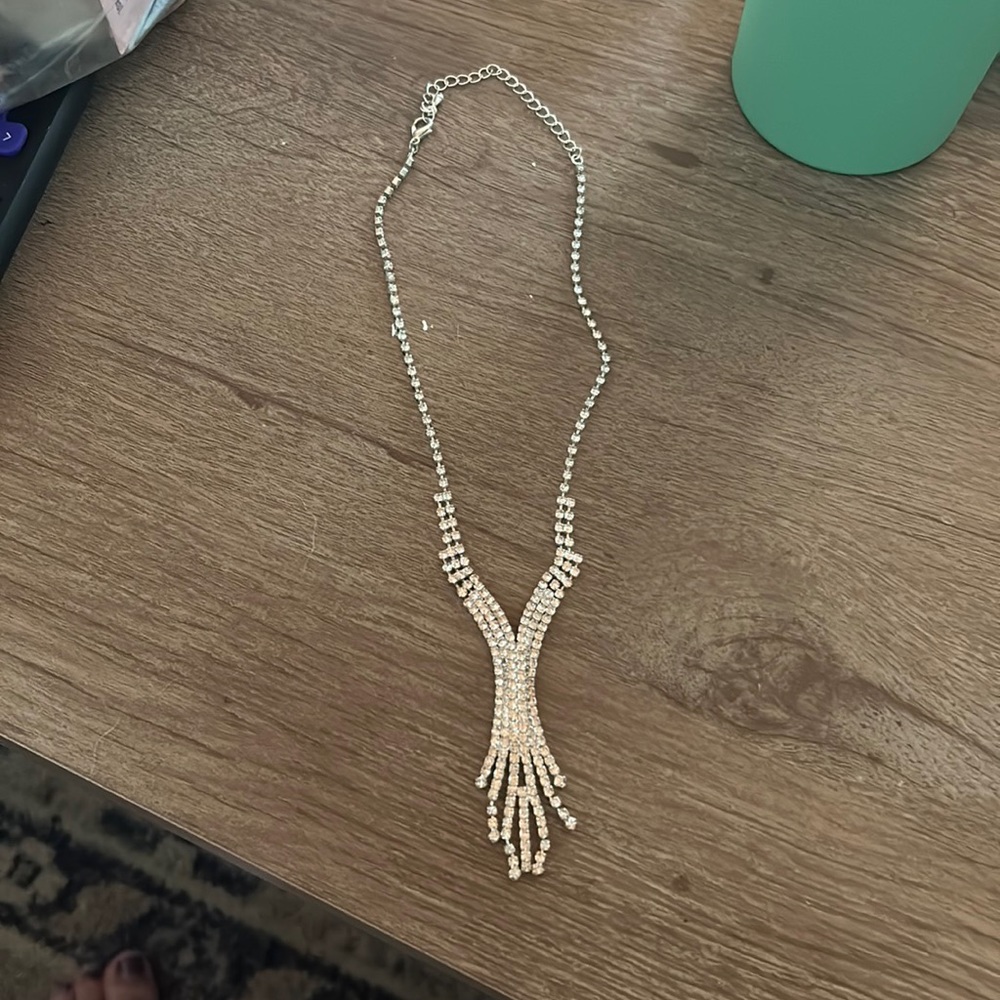 Necklace and earrings